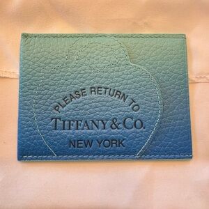 Tiffany & Co. Gradient Blue Card Holder